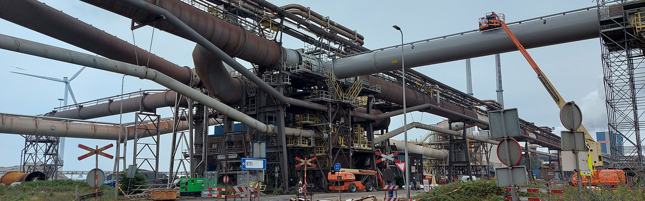 Unieke DN3000 vlinderkleppen voor gashoofdleiding Tata Steel