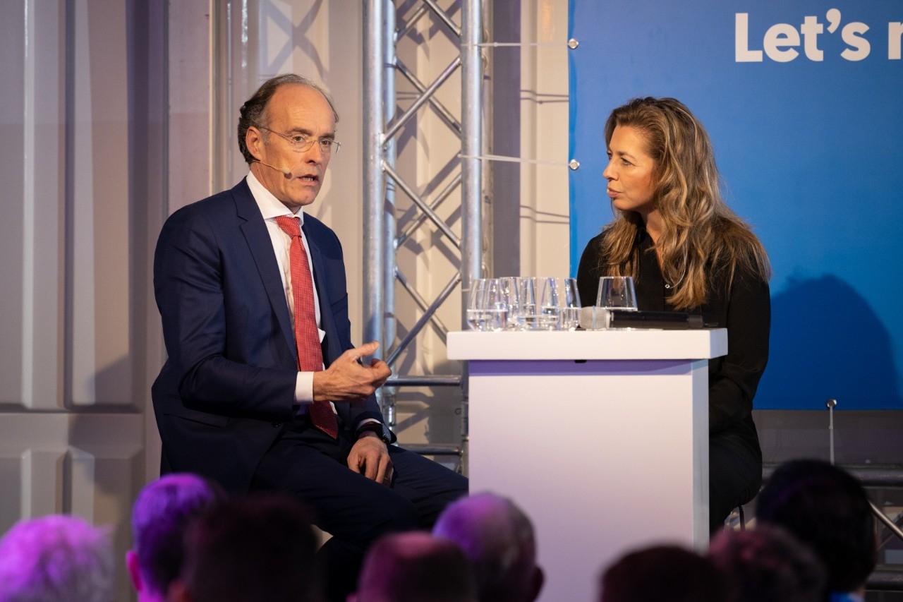 Wim Waeghe (ASML) in gesprek met Pauline de Wilde